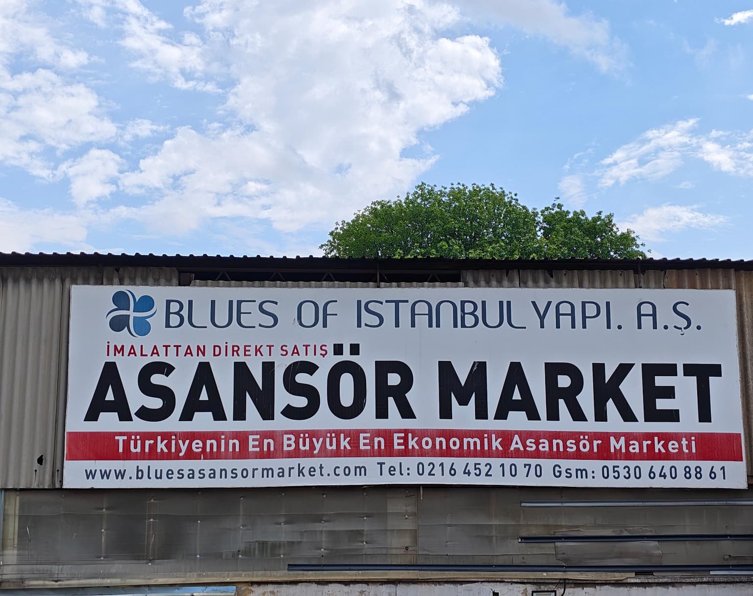 Blues Of İstanbul asansör imalat tesisi ve showroom binası