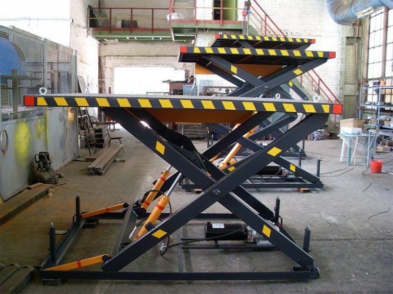 Rampasız binalar için otopark araç asansörü platformları